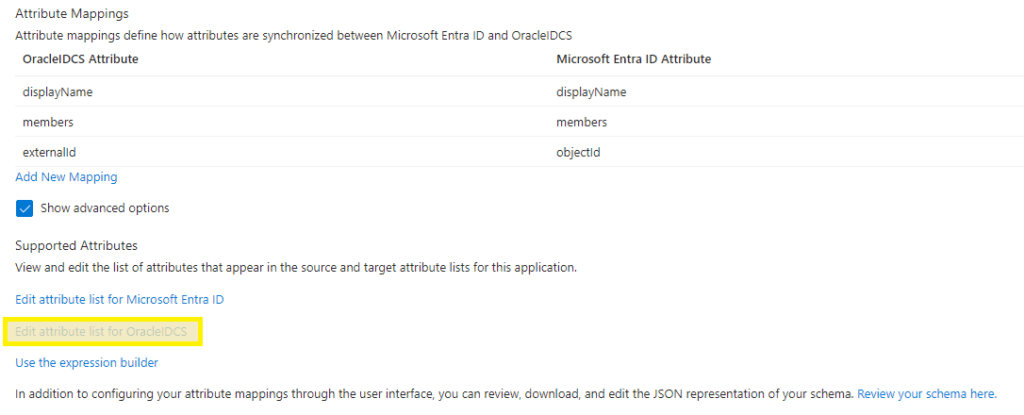 Show advanced options