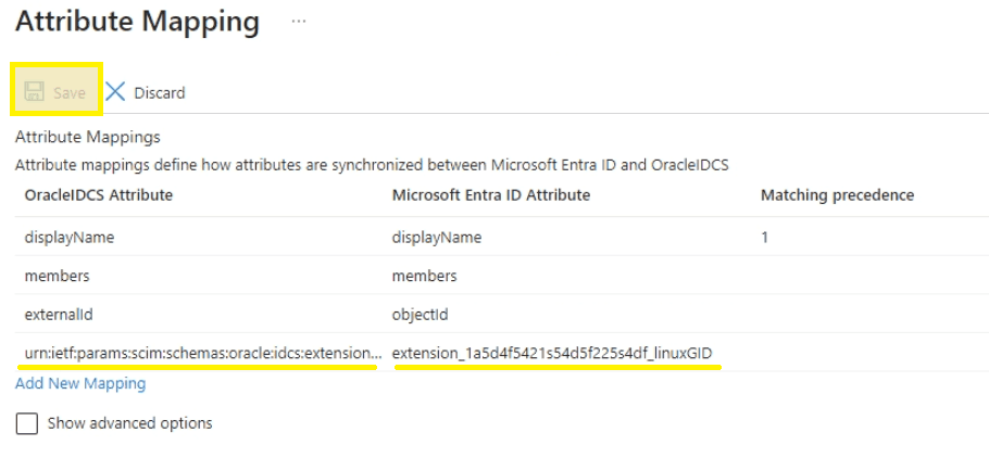 Save group attributes