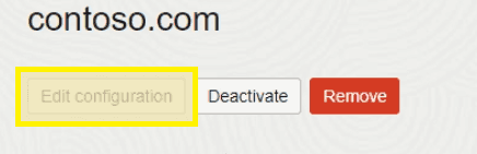 Edit Configuration Button