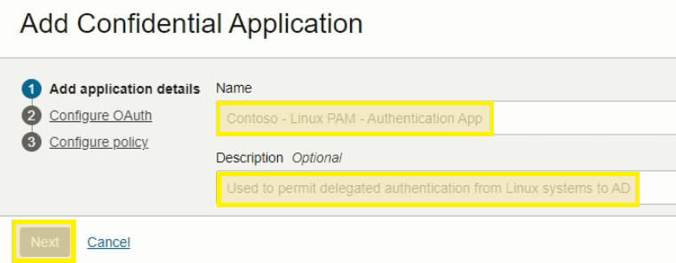 Application Details Form