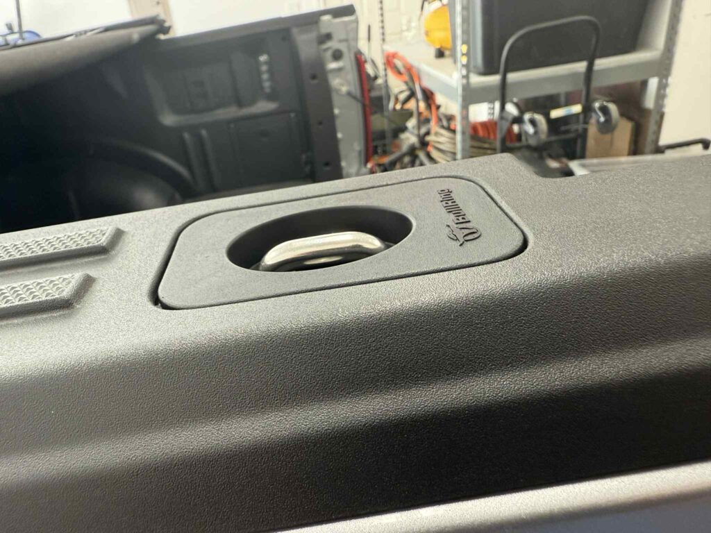 Tonneau cover installed